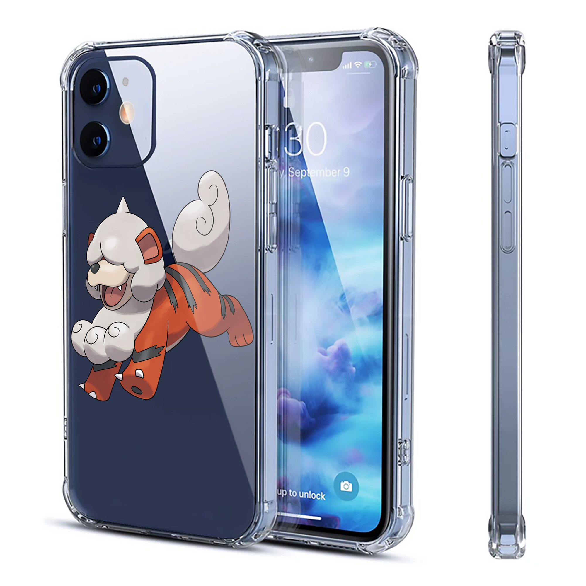 （画像用） ポケットモンスター Pokémon 【iPhone 12シリーズ対応】透明スマホケース（クリアソフトケース）